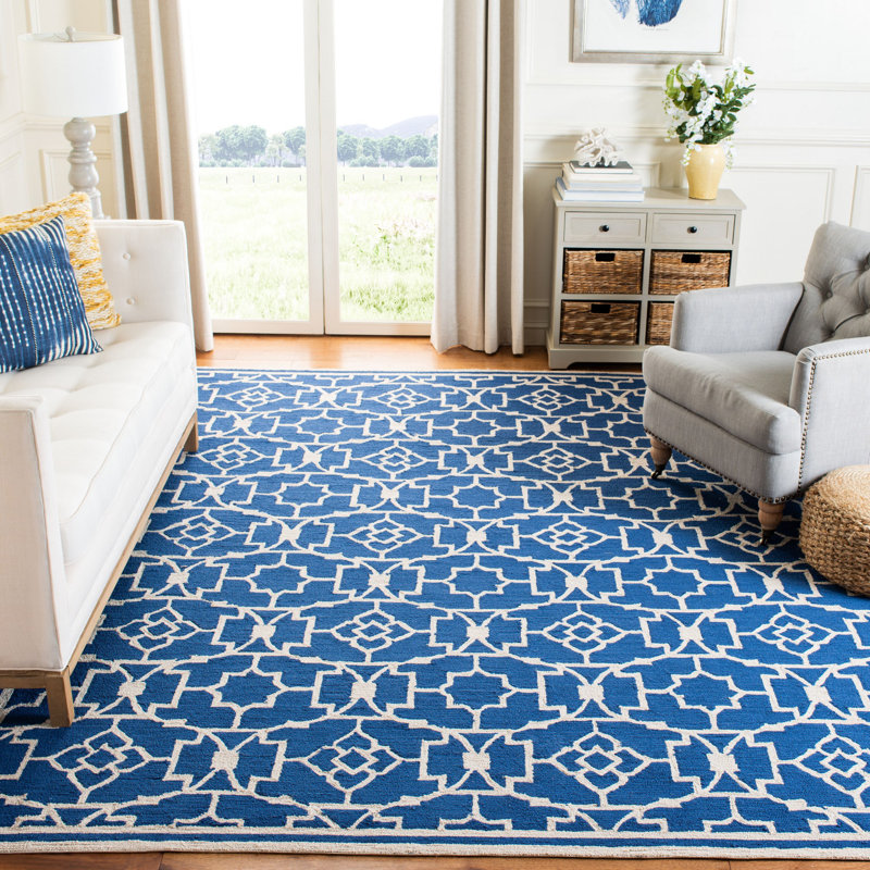 Childers Hand Hooked Performance Southwestern Rug, Rectangle 4' x 6'