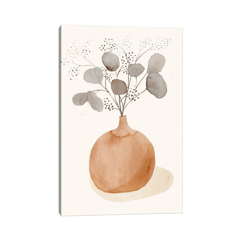 La Planta I by Victoria Barnes - Wrapped Canvas Painting, 30.48cm H x 20.32cm W
