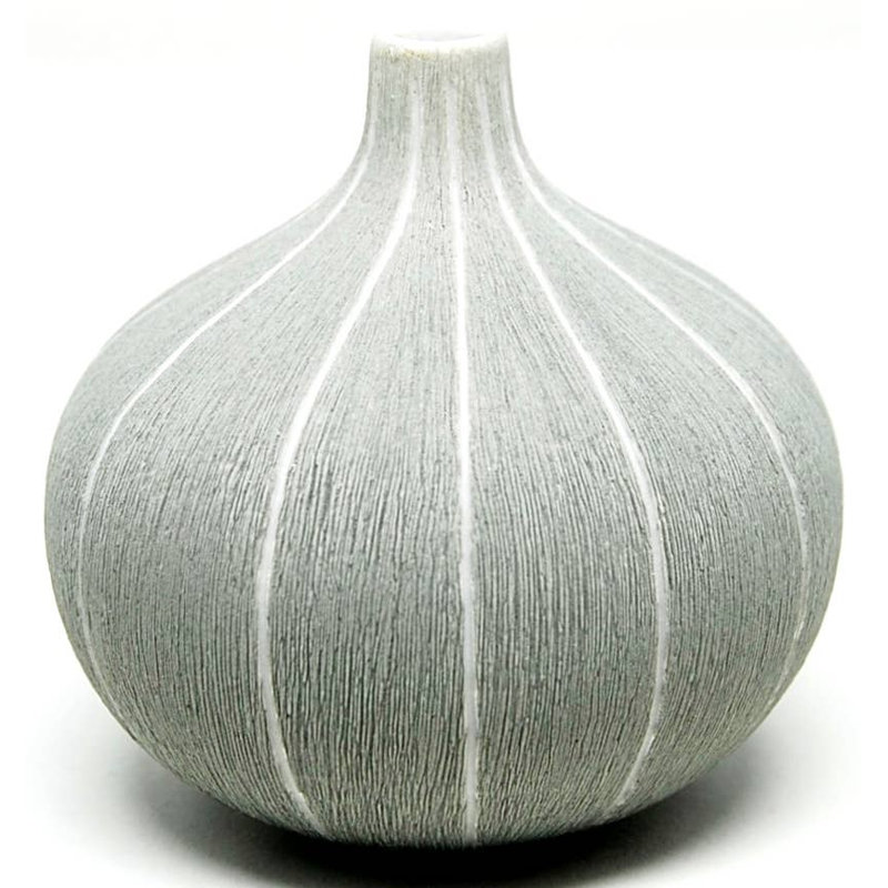 Vase de table Baldvina, Gris, H 3,4 po x l 3,2 po x P 3,2 po
