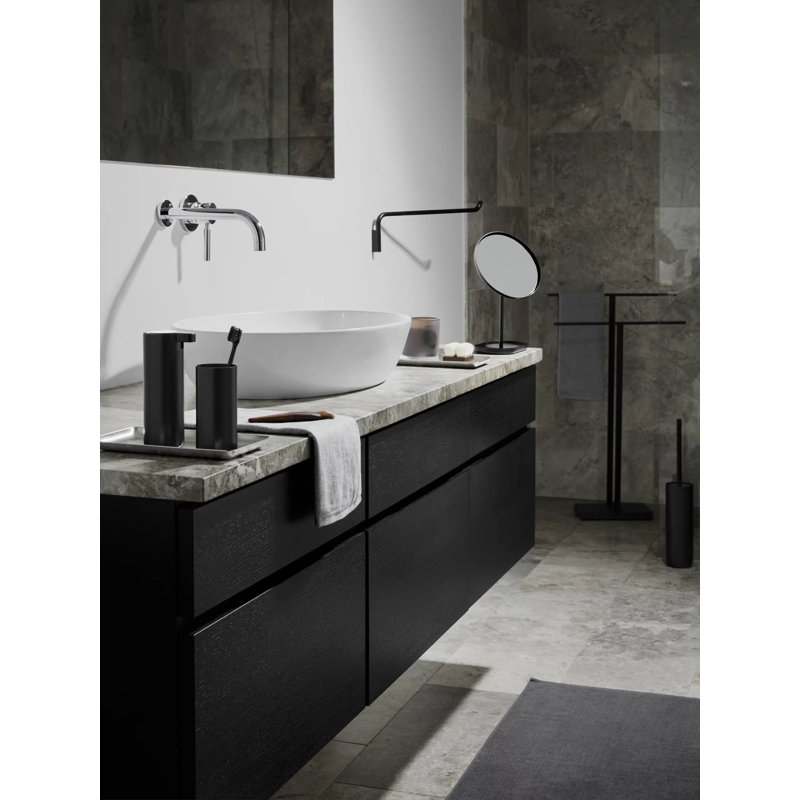 Riva 100% Cotton Washcloth Towel Set, Magnet Charcoal