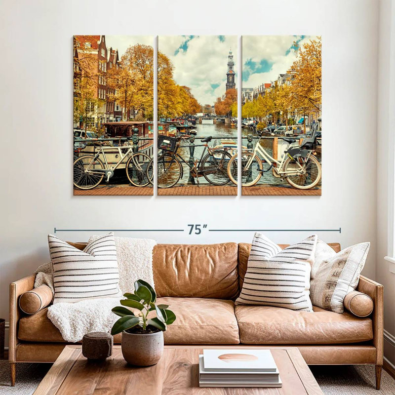 Lilie Amsterdam Autumn Scenery, 42" H x 65" W