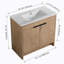 Meuble-lavabo sur pied simple 35,9 po Cithlaly