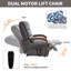Fauteuil inclinable électrique Power Leatheraire-1247031861