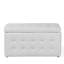 Roseleaf 73cm Wide Faux Leather Tufted Rectangle Ottoman with Storage-38052805
