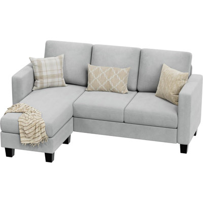 72" Upholstered Sofa Chaise