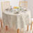 Hollingdon Round Floral Cotton Twill Tablecloth