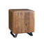 Abrahams Solid Wood Sled End Table