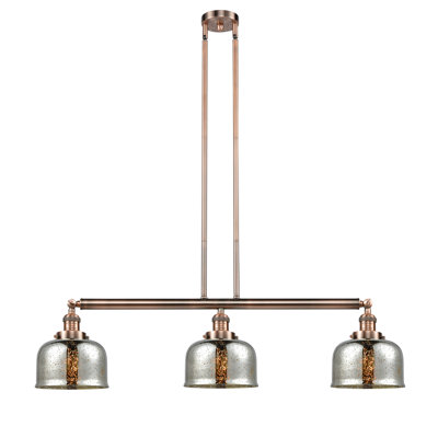 Cloche - 3 lumières 41 po - Lampe pour îlot suspendu