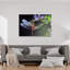 Vibrant Dragonfly On Blooms Colorful Delicate Vibrant Dragonfly Flower Nature Wall Art Print by Jimmy Hoffman - Print-542053874