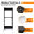 12'' Single Bathroom Storage With Soft Close Door-1790010733
