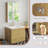 Wall-Mounted Lighted Bathroom Medicine Cabinet With Mirror-1353732608