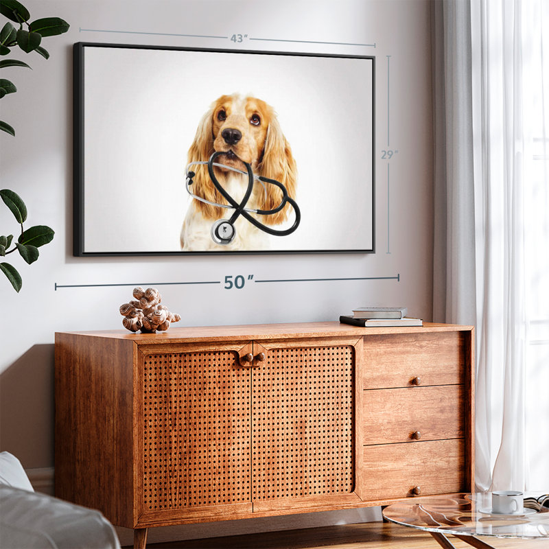 Animal «Doctor Dog», H 29 po x l 43 po