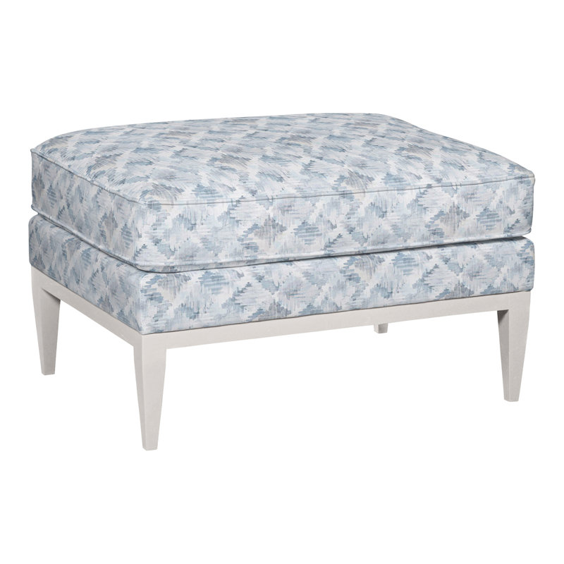 Camilla Upholstered Ottoman, Nadia Earth, Casa Blanca
