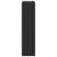 Wardrobe Set Of 2 Black Oak Engineered Wood 50 X 200 Cm-1040115721