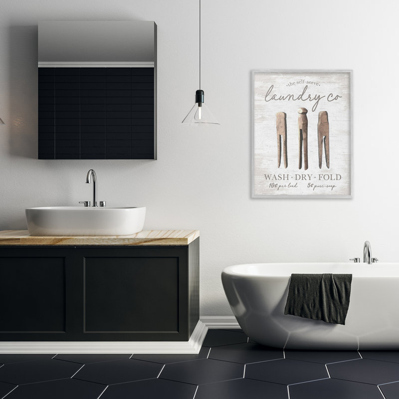 Art de giclée encadrée patiné par lettres et lignes, Estampe numérique Farmhouse, H 30 po x l 24 po
