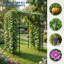 Support d'escalade pour plante en acier enduit de polyéthylène 132 x 92 x 80 po Garden Arch Trellis, noir