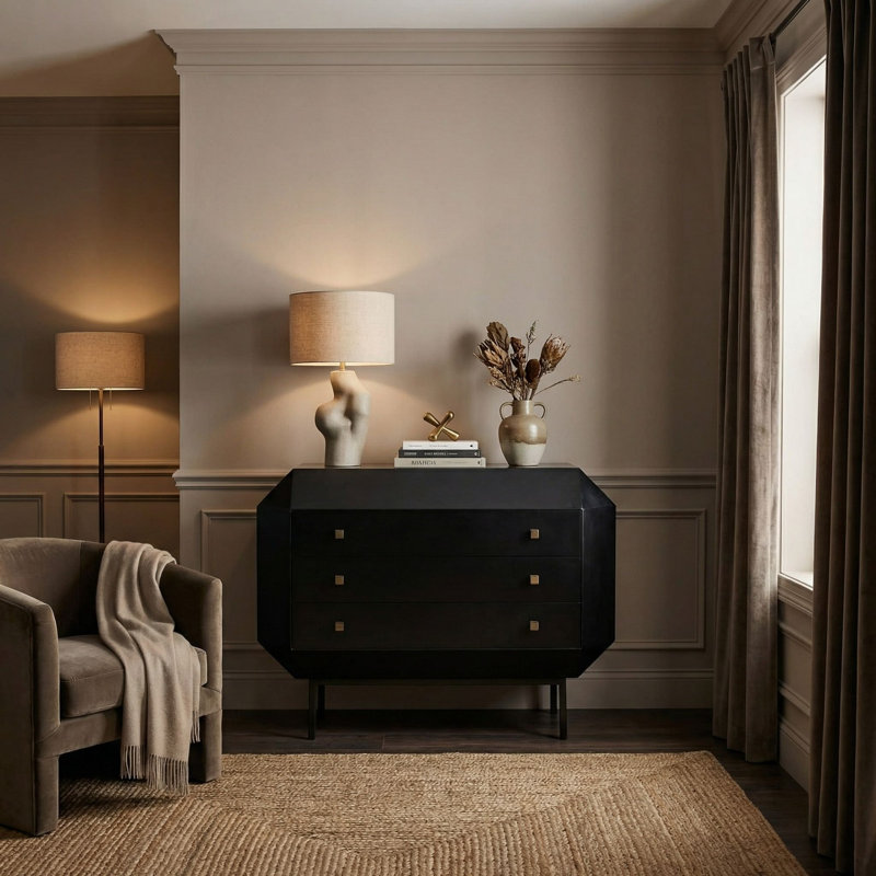 Rhiana Solid Wood Accent Chest