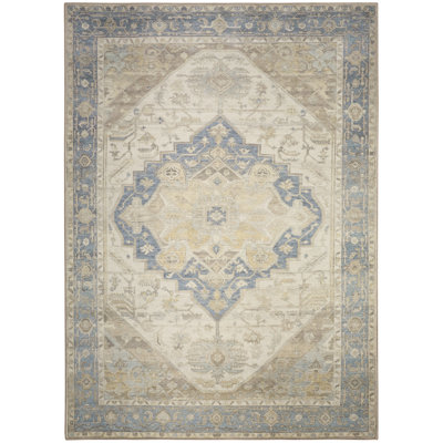 Herkimer Machine Washable Vintage Area Rug