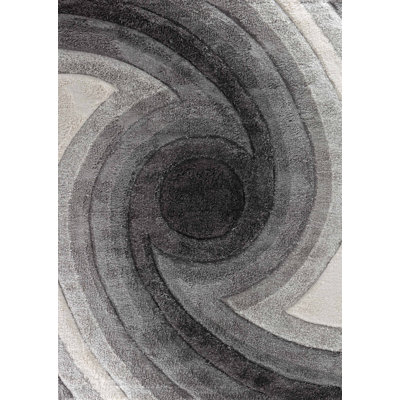 Arnhildur Abstract Shag Area Rug
