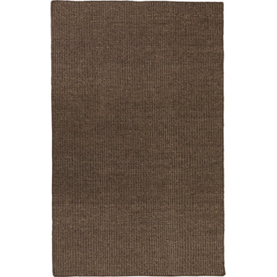 Stets Hand Woven Wool Mocha Indoor Rug