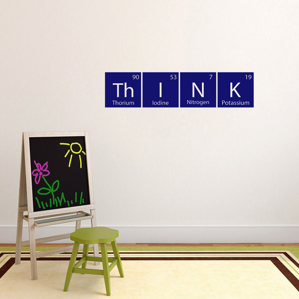 Text & Numbers Non-Wall Damaging Wall Decal Trule 