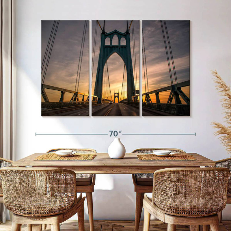 Lilie St. Johns Bridge Portland, H 42 po x l 65 po