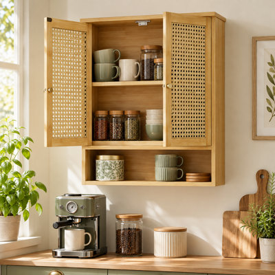 Allizon Bamboo Bathroom Cabinet