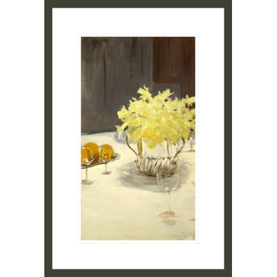 Still Life with Daffodils by John Singer Sargent -Framed Giclee Print
