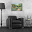 «Garden Bench» par Carol Rowan, art mural en verre acrylique-1430082949
