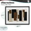 Impression encadrée sous verre Minimal Vertical Blocks in Earth Tones, design par Janet Tava-1683861464-1683861467