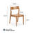 Linzy Solid Wood Modern Dining Chair-1467955552