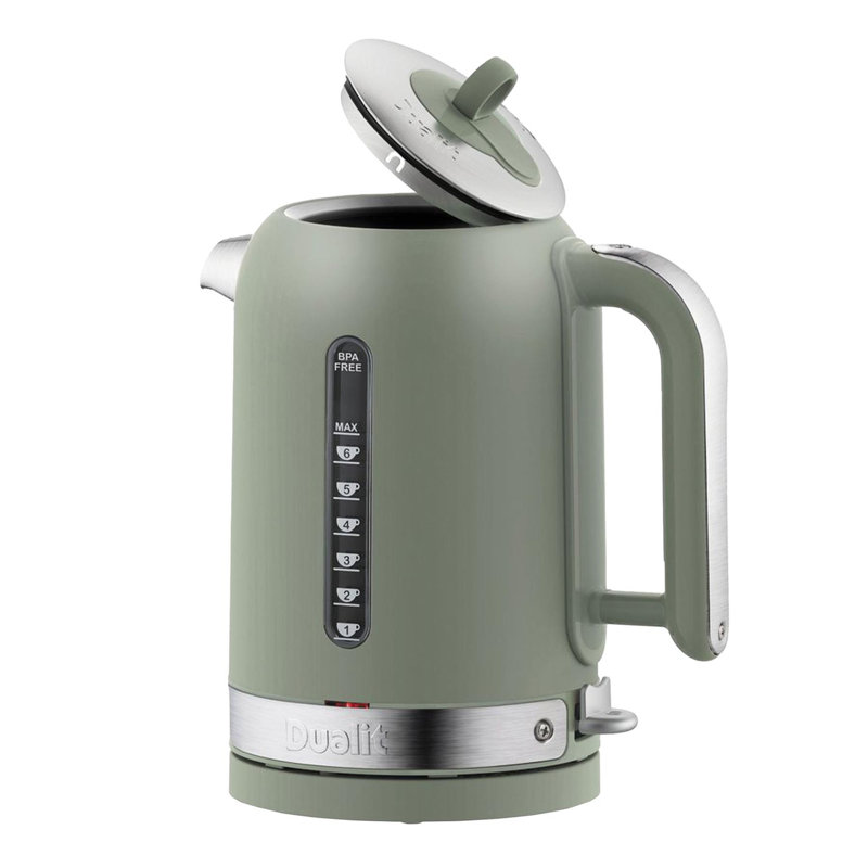Classic 1.7L Stainless Steel Electric Tea Kettle, Sage
