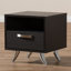 40cm W Bedside Table