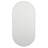 vidaXL Mirror Transparent Glass Medium Modern Mirror Oblong Modern-189971234
