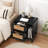 Bennye 21.65'' W Nightstand with Storage and Built-In Outlets,Rattan  Nightstand