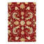 Tabriz Hand Woven Silk and Wool Floral Area Rug