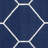 Rodgers Hand Woven Flat Weave Wool/Cotton Geometric Rug in White/Blue-1965937801