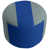 Argent / Bleu à domicile