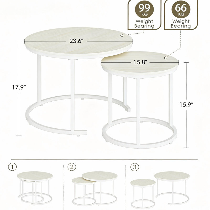1 Tier Plant Stand Set of 2