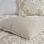 Ensemble d'édredon damassé et touffeté en chenille de coton 3 pièces Viola-124297623-127823359