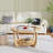 Boria Round Rattan Coffee Table