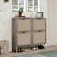 Range-chaussures 4 portes, armoire de rangement pour chaussures moderne autoportante, pour vestibule
