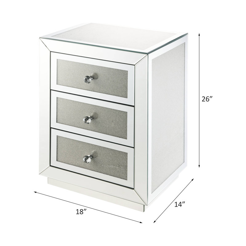 Table d'appoint en miroir Sparkling