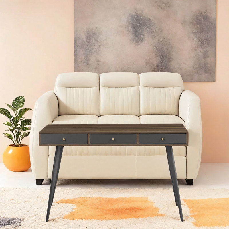 Modern Writing Study Desk With Drawers, Multifunctional Home Office Computer Desk