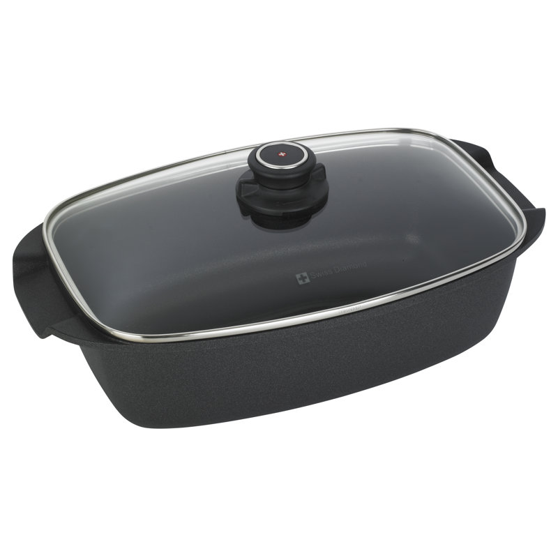 13" Non-Stick Aluminum Roaster with Lid
