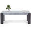  Table basse à dessus en placage de granit gris Belmont-557993523-557993522