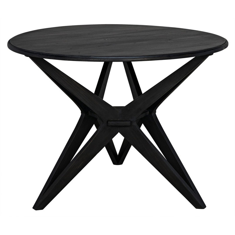 Victor Round Solid Wood Dining Table