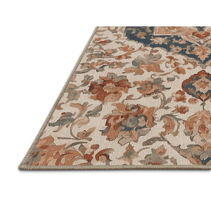 Tapis brun lavable à la machine, Rectangle 8 pi x 10 pi
