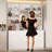 9-Drawer 7-Shelf Wardrobe With A Large Mirror