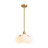 Lumora 3-Light Dimmable Glass Globe Pendant